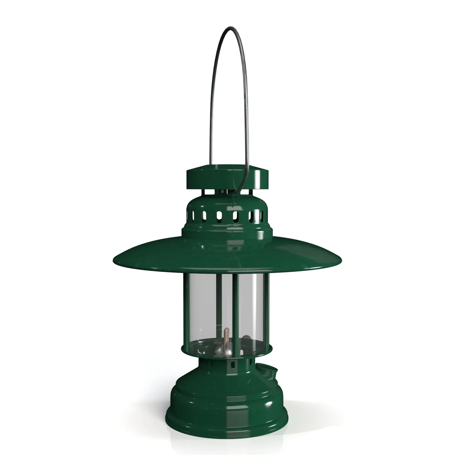 Sonoma Green Patio Lantern PBR 3D Model_03